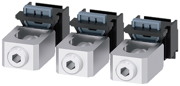 Borne De Conexão Para Condutor Circular TC1 1 14 Awg 2/0 Cobre 3 Peças Acessórios Para 3VA41 3VA51 Disjuntores Compactos Sentron - Um Sistema Para Todas As Aplicações 3VA9133-0JD11 Siemens
