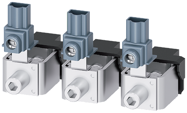 Terminal Com Moldura TS1 2 3 Peças 10 Awg 3/0 Com Tomada De Tensão Do Condutor Auxiliar 3 Pçs Acessórios Para 3VA61/62 Disjuntores Compactos Sentron - Um Sistema Para Todas As Aplicações 3VA9143-0JH12 Siemens