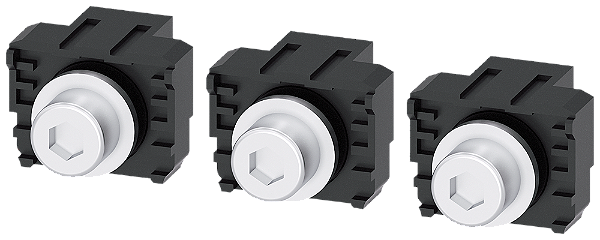 Conexão Roscada Plana De 3 Pçs Acessórios Para 3VA20/21/22 Disjuntores Compactos Sentron - Um Sistema Para Todas As Aplicações 3VA9203-0QA00 Siemens