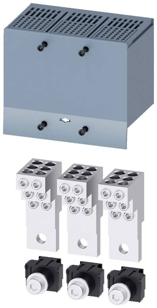 Borne De Conexão Para Condutor Circular TA2 6 6 X 1,5 35 mm² Para 6 Cabos 3 Peças Acessórios Para 3VA12 Disjuntores Compactos Sentron - Um Sistema Para Todas As Aplicações 3VA9213-0JF60 Siemens