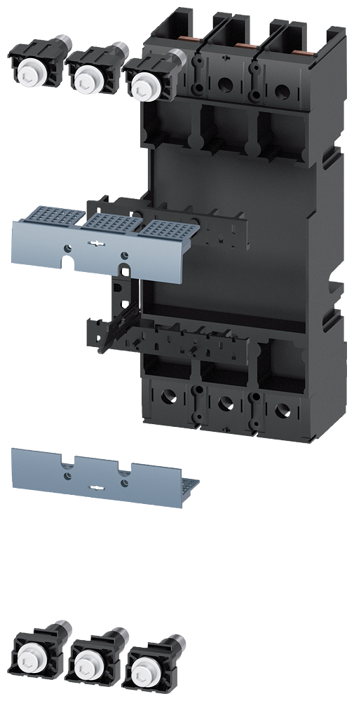 Unidade De Conexão Conjunto Completo Acessórios Para Disjuntor De 3 Polos 3VA12 Disjuntores Compactos Sentron - Um Sistema Para Todas As Aplicações 3VA9213-0KP00 Siemens