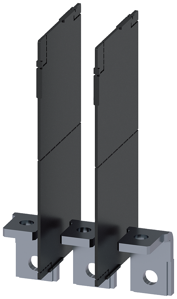 Conexão Roscada Plana Perpendicular 3 Peças Acessórios Para 3VA20/21/22 Disjuntores Compactos Sentron - Um Sistema Para Todas As Aplicações 3VA9223-0QG00 Siemens