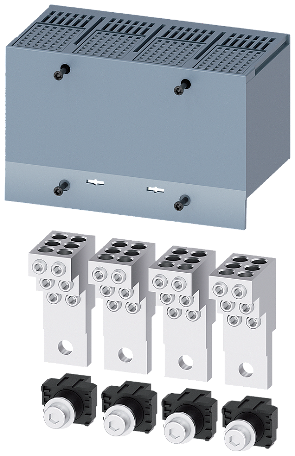 Borne De Conexão Para Condutor Circular TA2 6 6 X 1,5 35 mm² Para 6 Cabos 4 Peças Acessórios Para 3VA20/21/22 Disjuntores Compactos Sentron - Um Sistema Para Todas As Aplicações 3VA9224-0JF60 Siemens