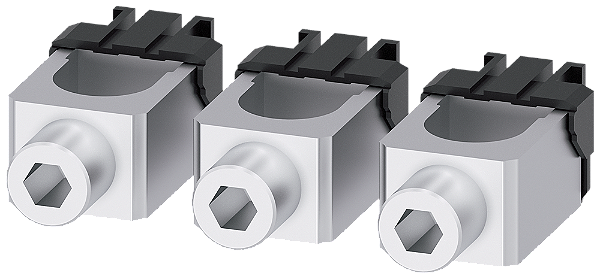 Borne De Conexão Para Condutor Circular TA1 4 6 Awg 350 Kcmil 3 Peças Acessórios Para 3VA52 Disjuntores Compactos Sentron - Um Sistema Para Todas As Aplicações 3VA9233-0JB12 Siemens
