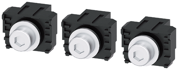 Conexão Roscada Plana De 3 Pçs Acessórios Para 3VA61/62 Disjuntores Compactos Sentron - Um Sistema Para Todas As Aplicações 3VA9243-0QA00 Siemens