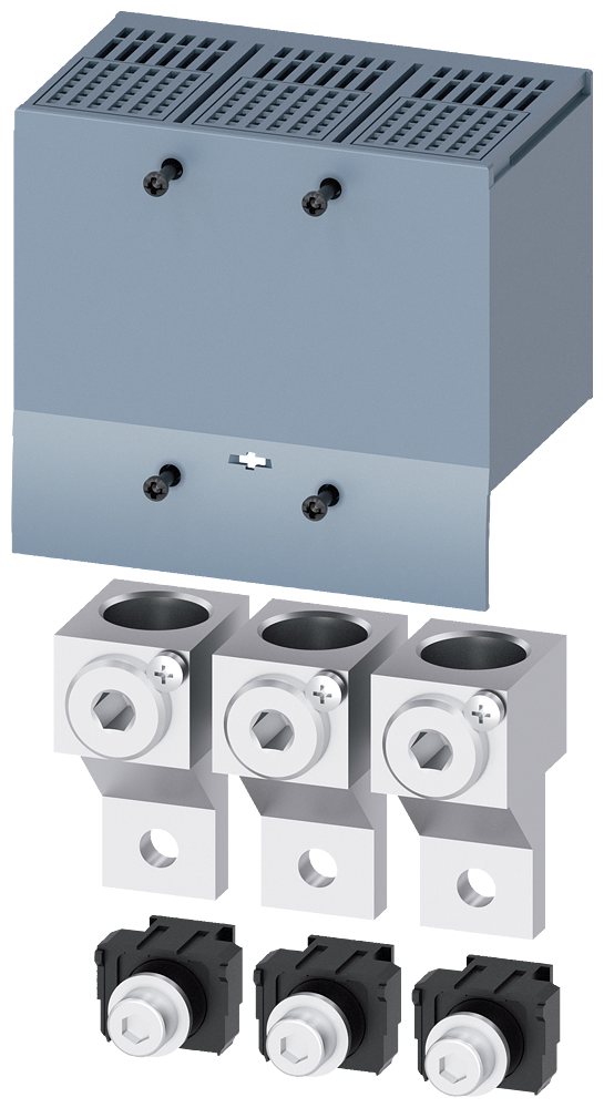 Borne De Conexão Para Condutor Circular TA2 2 50 240 mm² Grande Com Tomada De Tensão Do Condutor Auxiliar 3 Peças Acessórios Para Unidade De Conexão/Encaixe 3VA12 Disjuntores Compactos Sentron - Um Sistema Para Todas As 3VA9253-0JC13 Siemens
