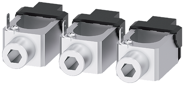 Borne De Conexão Para Condutor Circular TA1 4 16 185 mm² Com Tomada De Tensão Do Condutor Auxiliar 3 Peças Acessórios Para 3VA20/21/22 Disjuntores Compactos Sentron - Um Sistema Para Todas As Aplicações 3VA9263-0JG12 Siemens