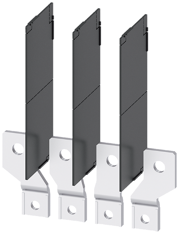 Alargamento De Conexão Lado Frontal 4 Peças Acessórios Para 3VA20/21/22 Disjuntores Compactos Sentron - Um Sistema Para Todas As Aplicações 3VA9264-0QC00 Siemens