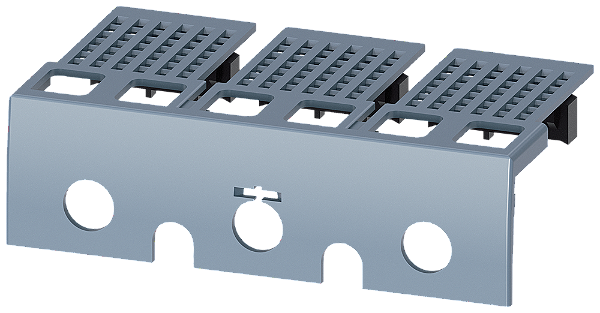 Tampa De Terminal De 3 Polos 1 Pç Com Furos Para Teste De Tensão Acessórios Para 3VA52 3VA61/62 Base De Conexão/Encaixe 3VA61/62 Disjuntores Compactos Sentron - Um Sistema Para Todas As Aplicações 3VA9271-0WD31 Siemens