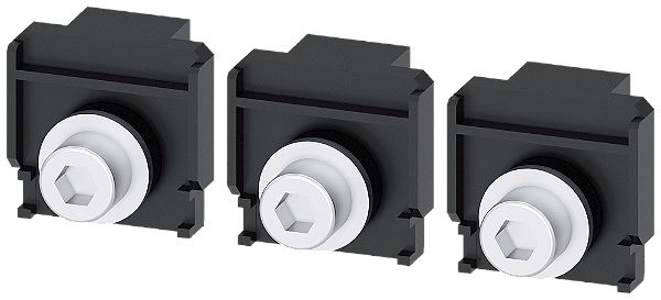 Conexão Roscada Plana De 3 Pçs Acessórios Para 3VA13/14 3VA23/24 Disjuntores Compactos Sentron - Um Sistema Para Todas As Aplicações 3VA9403-0QA00 Siemens