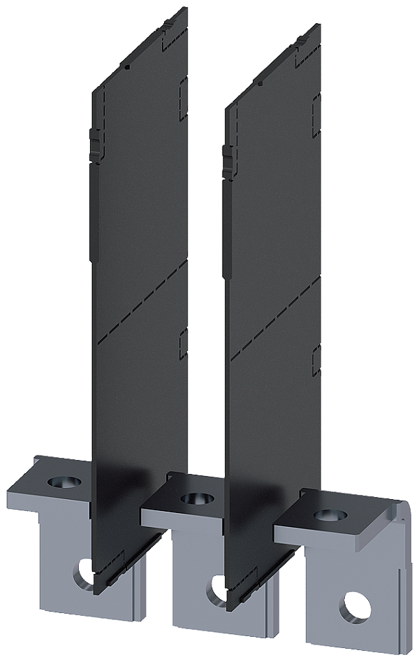 Conexão Roscada Plana Perpendicular 3 Peças Acessórios Para 3VA13/14 3VA23/24 Disjuntores Compactos Sentron - Um Sistema Para Todas As Aplicações 3VA9403-0QG00 Siemens