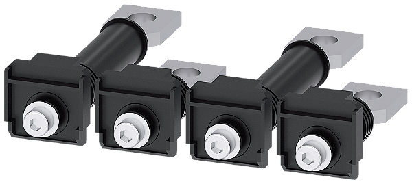 Conexão Plana Na Parte Traseira 4 Peças Acessórios Para 3VA13/14 3VA23/24 Disjuntores Compactos Sentron - Um Sistema Para Todas As Aplicações 3VA9404-0QE00 Siemens