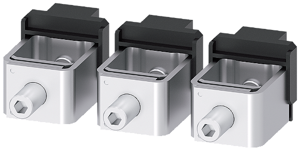 Terminal Com Moldura 3 Pç Acessórios Para 3VA53,3VA54 / 3VA63,3VA64 Disjuntores Compactos Sentron - Um Sistema Para Todas As Aplicações 3VA9473-0JA13 Siemens