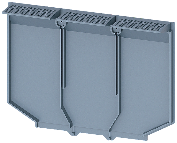 Placa De Isolamento Alargada De 3 Polos 1 Peça Acessórios Para 3VA13/14 3VA23/24 Disjuntores Compactos Sentron - Um Sistema Para Todas As Aplicações 3VA9481-0WK30 Siemens