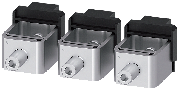 Terminal Com Moldura 3 Pç Acessórios Para 3VA13/14 3VA23/24 Disjuntores Compactos Sentron - Um Sistema Para Todas As Aplicações 3VA9483-0JA13 Siemens