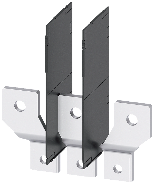 Alargamento De Conexão Lado Frontal 3 Peças Acessórios Para 3VA13/14 3VA23/24 Disjuntores Compactos Sentron - Um Sistema Para Todas As Aplicações 3VA9483-0QC00 Siemens