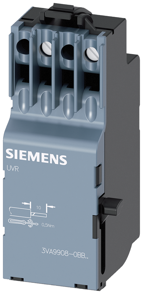 Disparador De Subtensão 220-230 V Cc Acessórios Para E 3VA20-26 Disjuntores Compactos Sentron - Um Sistema Para Todas As Aplicações 3VA9908-0BB15 Siemens