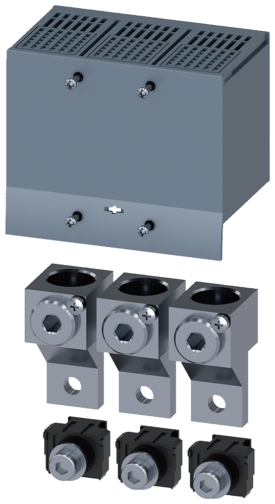 Borne De Conexão Para Condutor Circular TA2 2 50 240 mm² Grande Com Tomada De Tensão Do Condutor Auxiliar 3 Peças Acessórios Para 3VM12 3VM9213-0JC13 Siemens