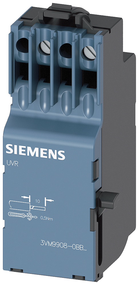 Disparador De Subtensão 110V Ca 50/60Hz Acessórios Para 3VM10-3VM14 3VM9908-0BB23 Siemens