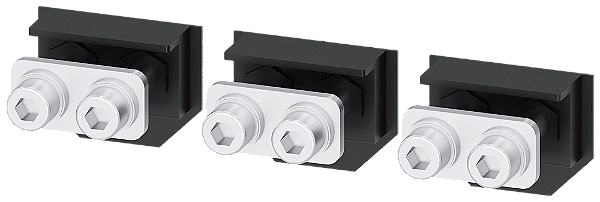Conexões Principais Lado Frontal 3pçs Para Interruptor De Montagem Fixa Acessórios Para Disjuntor 3WL10 / 3VA27 Acessórios E Peças Sobressalentes Para Disjuntores Abertos 3WL10 Até 1250 A Também 3VA27 - 1600 A Os Acessórios E As 3VW9011-0AL01 Siemens