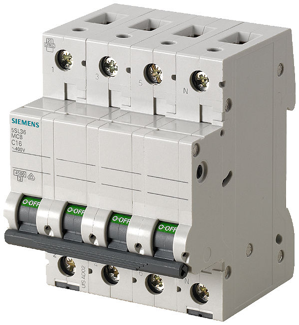 Disj 3P+N C 50A 5Sl3 6507Mb 5SL3650-7MB SIEMENS