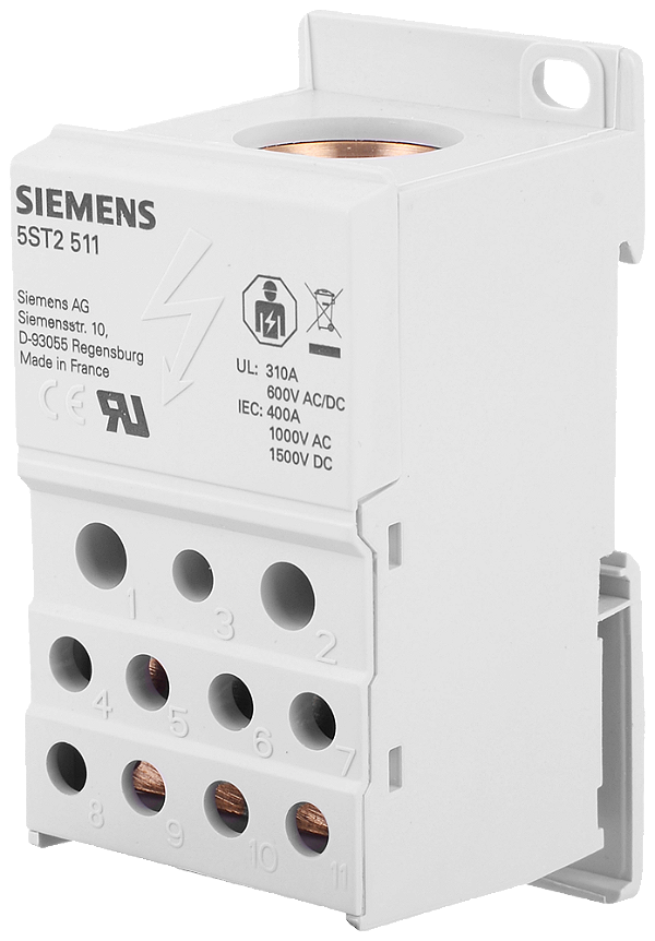 Bloco Distribuição 1P 400A 690V 5St2 511 5ST2511 SIEMENS