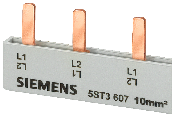 Barramento De Pino 16mm2 Conexão 6x De 2 Fases Protegido Contra Contato Barramento De Pernos Sentron 5ST3 Como Componente Adicional Para Dispositivos De Proteção De Corrente Residual E Minidisjuntores Estes Componentes Adicionais 5ST3638 Siemens