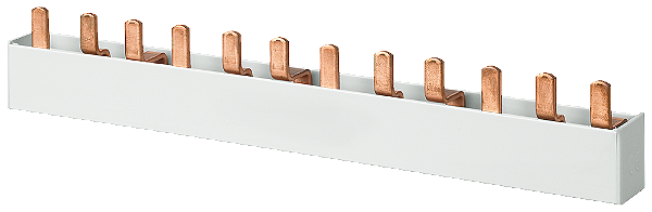Barramento De Pino De 3 Fases 1016mm De Comprimento Protegido Contra Contato 18mm2 Sem Tampas Finais Conforme Ul 508 Barramento De Pernos Sentron 5ST3 Como Componente Adicional Para Dispositivos De Proteção De Corrente Residual E 5ST3710-0HG Siemens