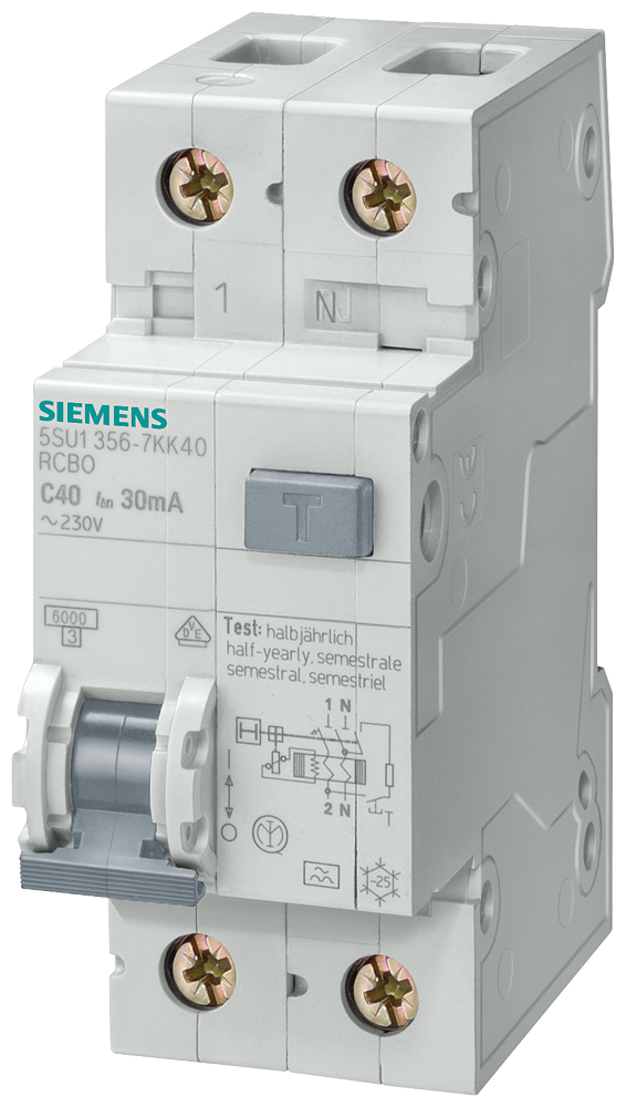 Dj Dr 1P+N 30Ma 6Ka B10 5SU1356-6KK10 Siemens