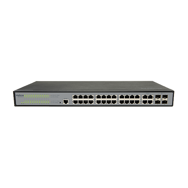 Switch Gerenciável 24Pg + 4Pgbic - Sg 2404 Mr L2 + Intelbras