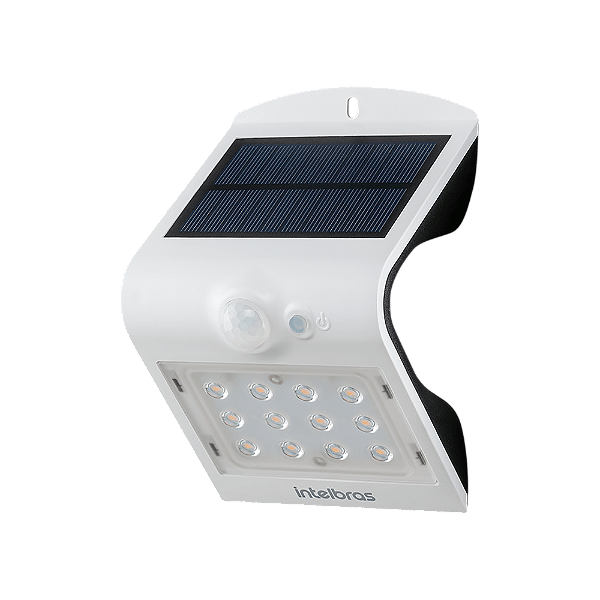 Arandela Solar Integrada Asi 220 Luz Amarela Intelbras
