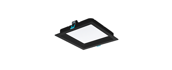Painel Deep Led Preto 18W 1200Lm Quadrado 3000K Sth8903Pto/30 Stella