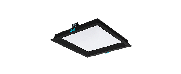 Painel Deep Led Preto 24W 1500Lm Quadrado 3000K Sth8904Pto/30 Stella