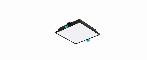 Painel Embutir Edge Led 8W 900Lm Quadrado 3000K Stl22951Pto/30 Stella