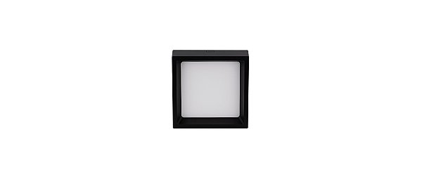 Plafon Deep Led 12W 750Lm Quadrado Preto 3000K Sth20902Pto/30 Stella