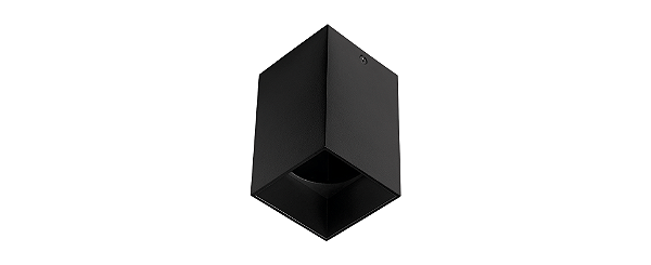 Plafon Quadrat Mr16 Preto 60*60Mm Sth8992Pto Stella