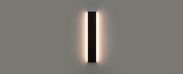 Arandela Led Reflex 72Cm 20W 1450Lm Preta 3000K Sth9741Pto/30 Stella