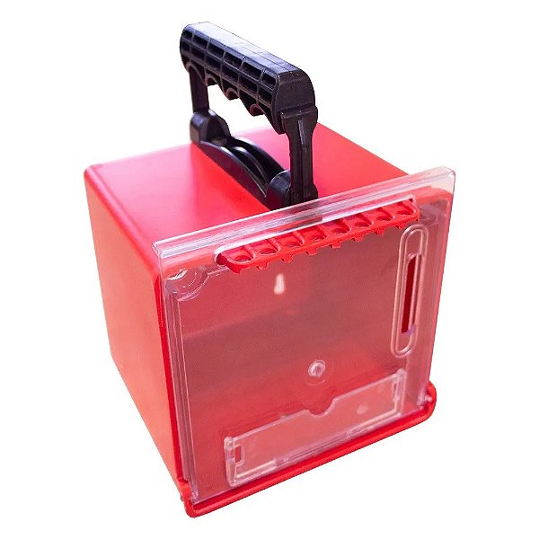 Caixa De Bloqueio Em Plastico Para 8 Cadeados Com Alca Cbpa8 Tagout