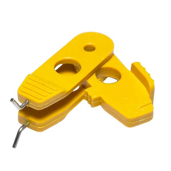 Dispositivo De Bloqueio Para Disjuntor Din - Amarelo Dbabb Tagout
