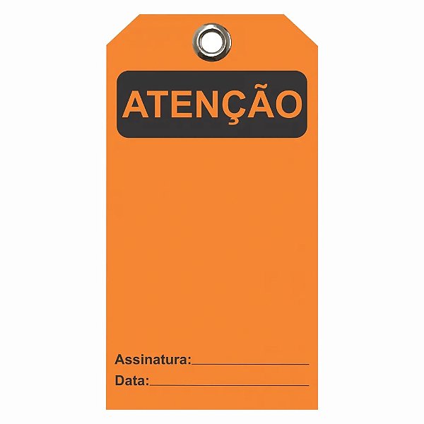 Etiqueta De Atençao / Descr.: Cartao Atençao Etla01 Tagout