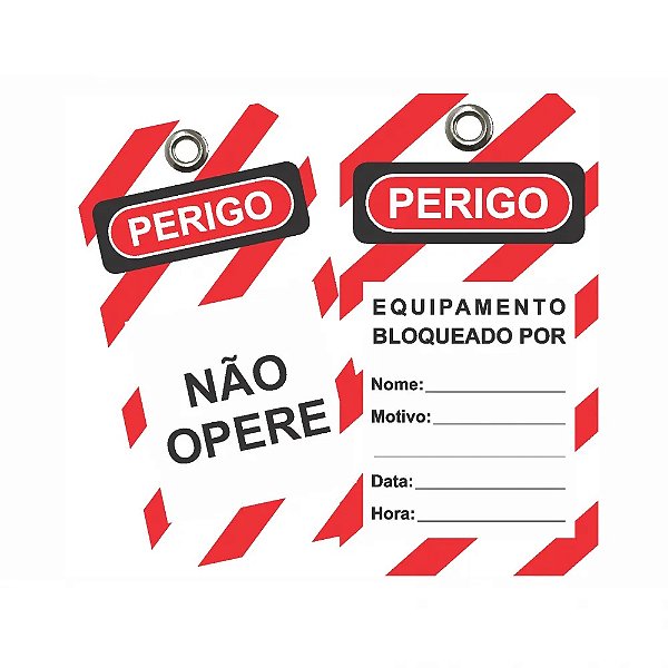 Etiqueta De Bloqueio Flexivel / Descr.: Nao Opere Etf1Sf Tagout