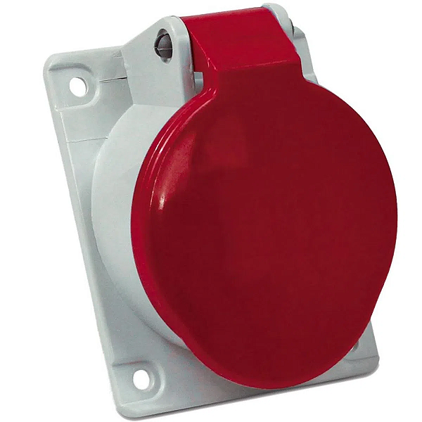 Tomada Embutir Newkon 2P+T 32A 380/440V 9H Vm Ip44 N3249 Steck
