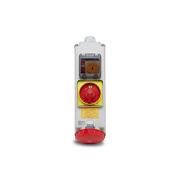 Tomada Sobrepor Surelock 3P+T 63A 380/415V 6H Vm Djm Ip55 S4506DDJ Steck