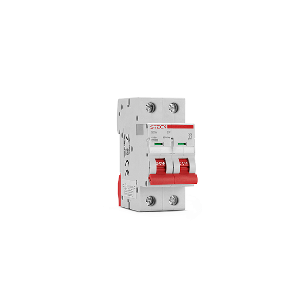 Disjuntor Serie Sd62 10A 2P Curva B 3Ka SDD62B10 Steck