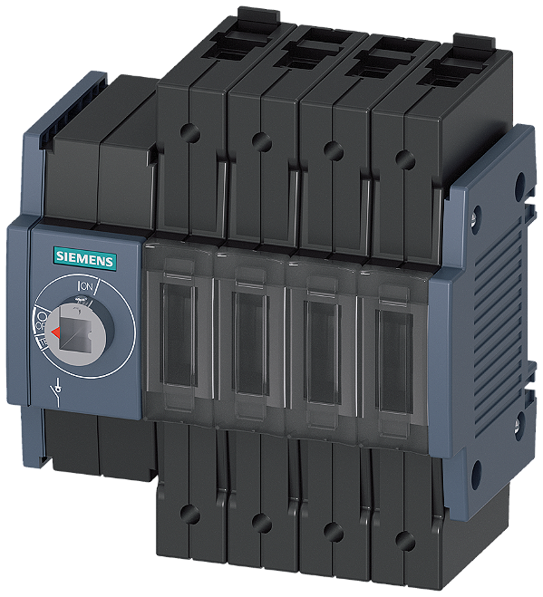 Seccionador De Corte Em Carga 63A Tam 1 De 4 Polos Acionamento Frontal Esquerdo Equipamento De Base Sem Manípulo Terminal Com Moldura Chave Seccionadora 3KD De Até 1600 A Como Chave Principal Interruptor De Desligamento De 3KD2640-2ME10-0 Siemens