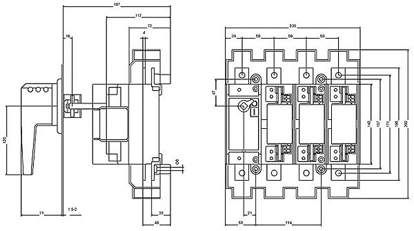 3KL71313AA00 Seccionador Fusivel 200A Proteção Contra Curto-Circuito E Sobrecarga Com O Interruptor Seccionador Com Fusíveis 3KL Os Interruptores-Seccionadores Com Fusíveis 3KL Siemens Distinguem-Se Sobretudo Por 1 Possibilidade 3KL7131-3AA00 Siemens