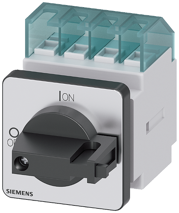 Sentron Seccionador De Corte Em Carga 3LD Interruptor Principal De 3 Polos Iu 16 A Potência De Operação/ A CA-23 A A 400V 7,5 Kw Fixação Dianteira Acionamento De Manípulo Preto Fixação De 4 Furos Para O Manípulo 3LD2022-0TK11 Siemens