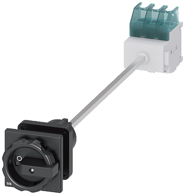 Sentron Seccionador De Corte Em Carga 3LD Interruptor Principal De 3 Polos Iu 25 A Potência De Operação/ A CA-23 A A 400V 9,5 Kw Fixação No Piso Com Acoplamento Da Porta Acionamento Rotativo Preto Fixação Central 22,5mm Para O 3LD2144-0TK51 Siemens