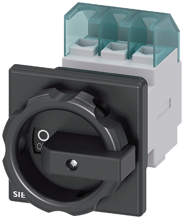 Sentron Seccionador De Corte Em Carga 3LD Interruptor Principal De 3 Polos Iu 25 A Potência De Operação/ A CA-23 A A 400V 9,5 Kw Fixação Dianteira Acionamento Rotativo Preto Fixação Central 22,5mm Para O Manípulo 3LD2154-0TK51 Siemens