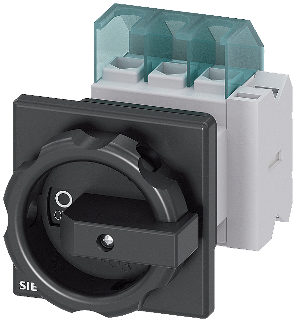 Sentron Seccionador De Corte Em Carga 3LD Interruptor Principal De 3 Polos Iu 25 A Potência De Operação/ A CA-23 A A 400V 9,5 Kw Fixação Dianteira 1NF 1NA Acionamento Rotativo Preto Fixação Central 22,5mm De Manípulo 3LD2154-1TP51 Siemens